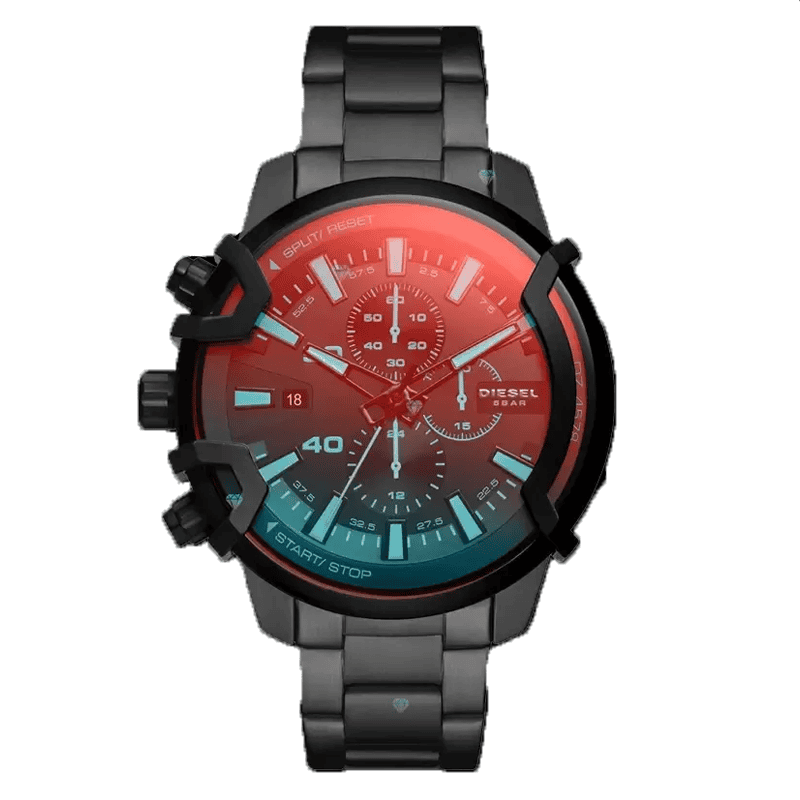 ساعت مچی مردانه دیزل گریفد Diesel Griffed Black Red Blue Reflex