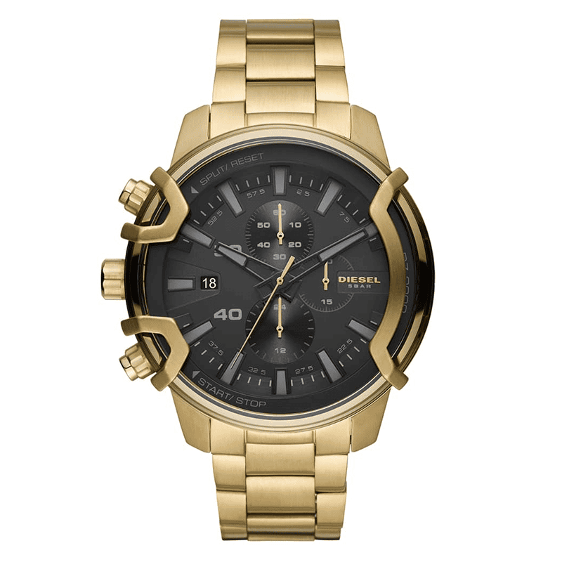 ساعت مچی مردانه دیزل گریفد Diesel Griffed Golden Black